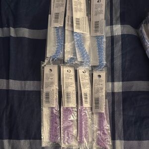 Elegant Blue and Purple Beads